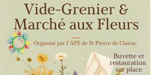 Vide-grenier et marché aux fleurs